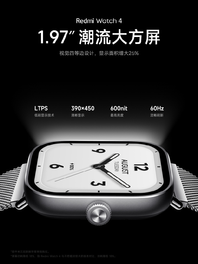 Redmi Watch 4: Xiaomi presents new HyperOS smartwatch with metal housing,  GPS and large AMOLED display -  News