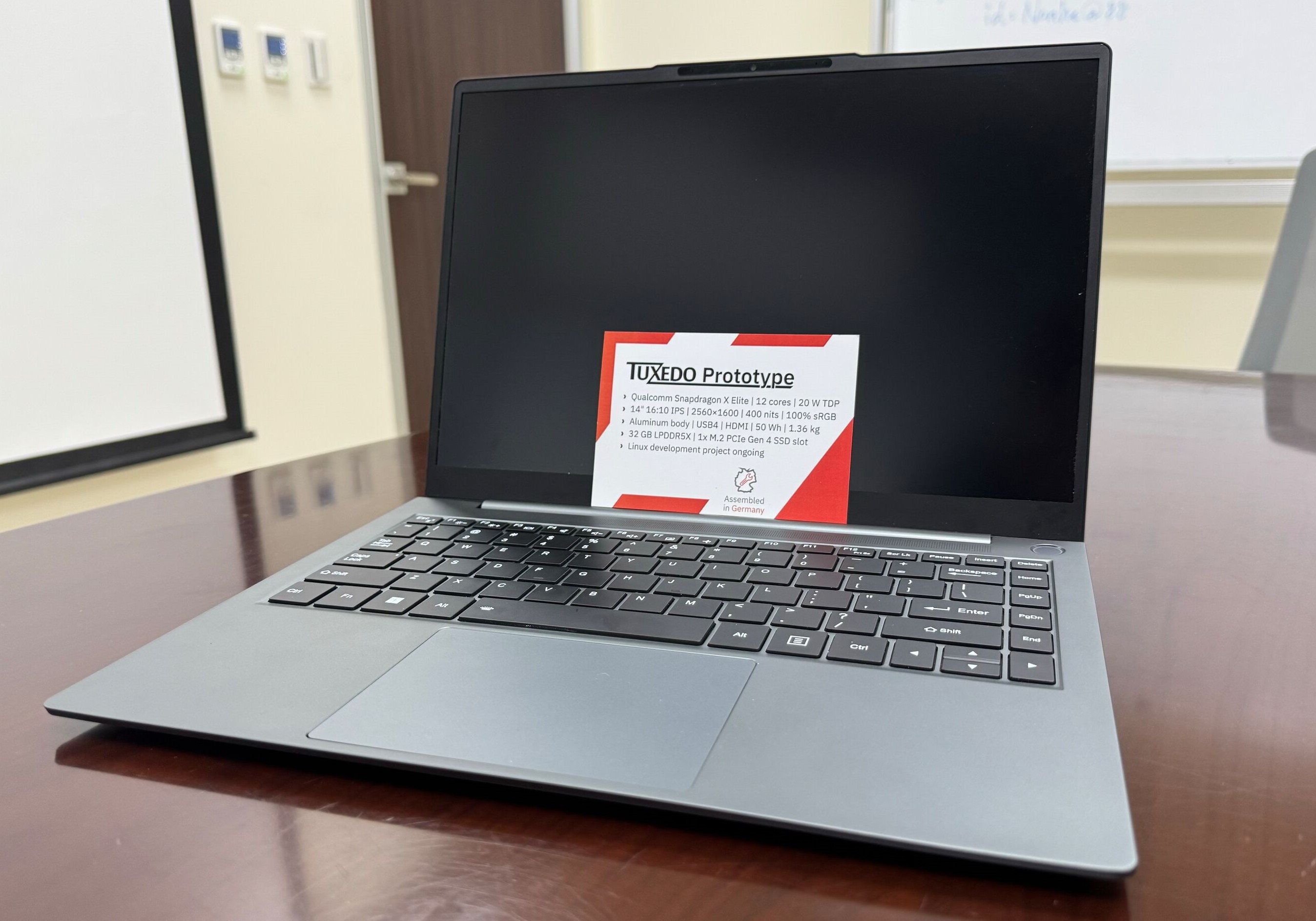 Linuxbased Snapdragon X Elite laptop coming from Tuxedo later this year News