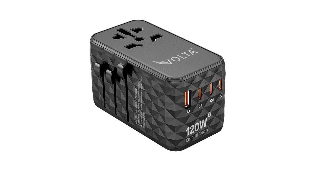 Volta 120W Travel Adapter preview hints at sizeable launch discount