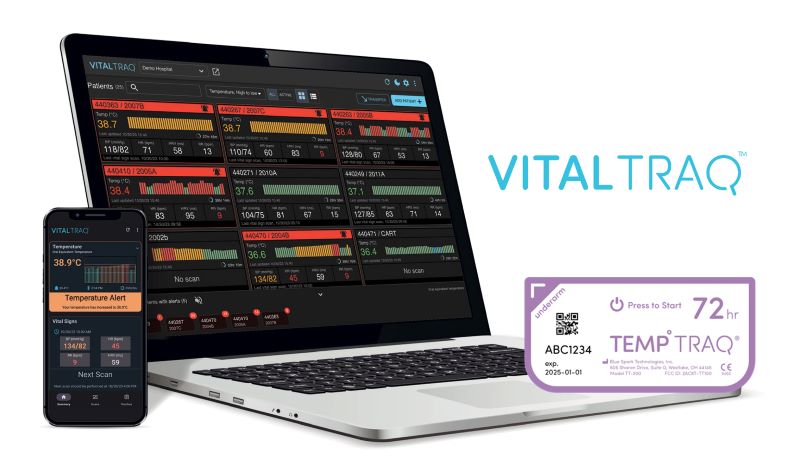 Blue Spark launches VitalTraq vital signs monitoring platform for remote health care