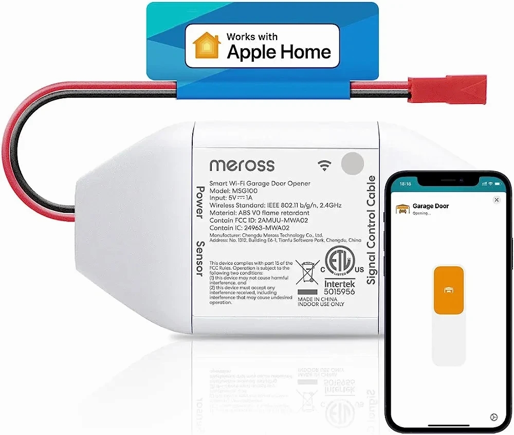 Meross' HomeKit smart garage door opener falls below $35 -   News