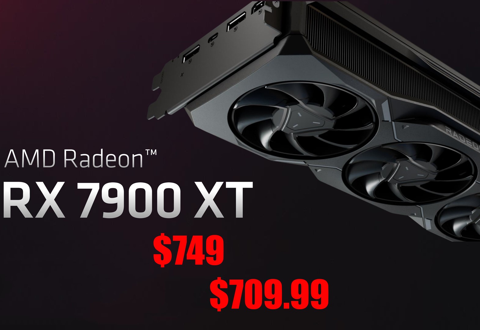 AMD Radeon RX 7900 XT GPUs officially discounted to $749, down to $709.99  on Newegg and  -  News