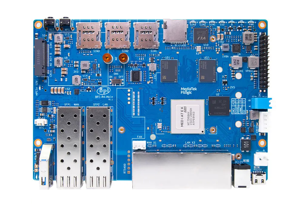 Boîtier Métal Pour Banana Pi - Coque De Protection Et Dissipation Thermique - Aluminium Usiné - Compatible BPI