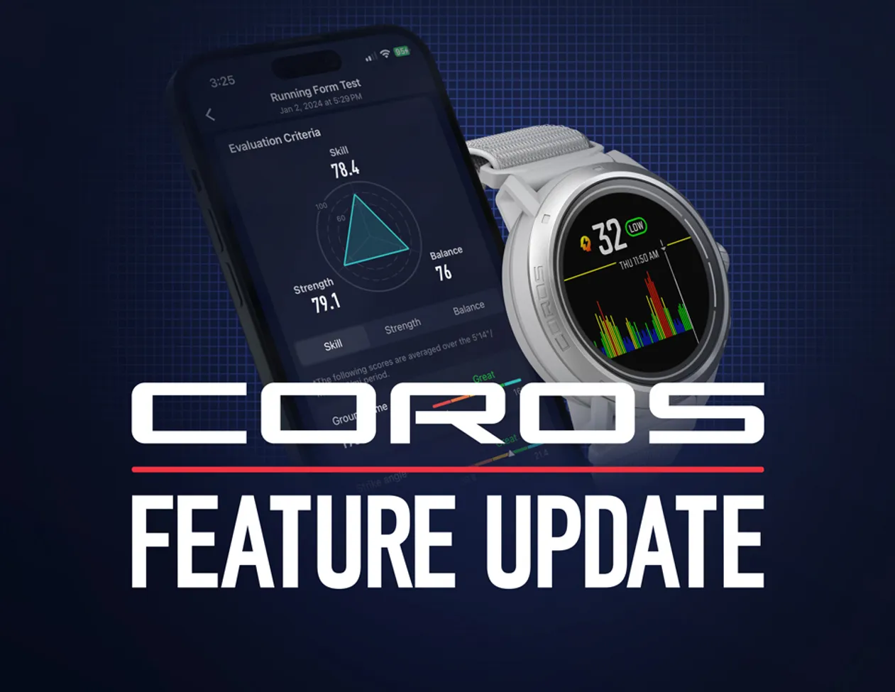 Coros February update arrives with new health features for smartwatches