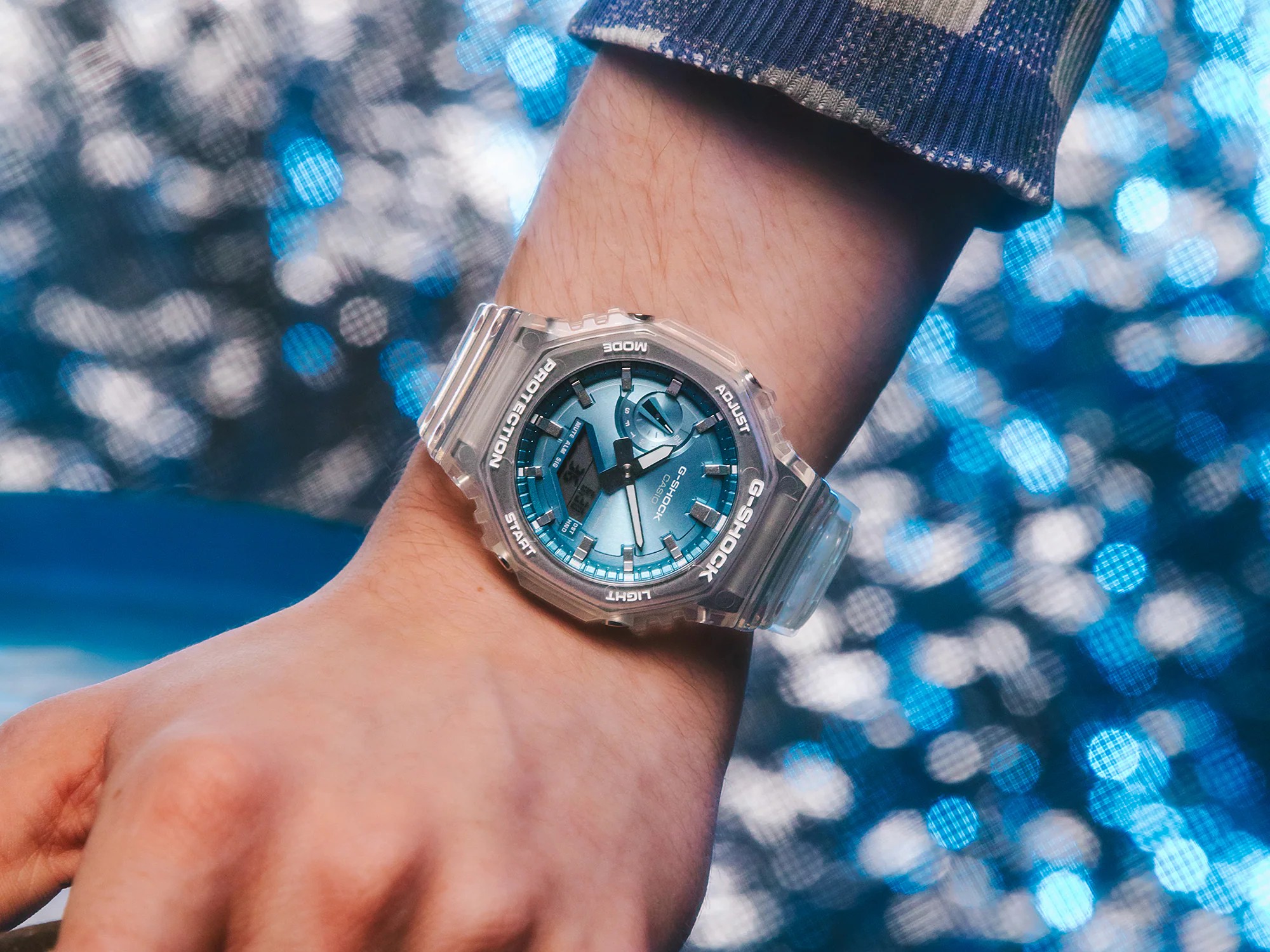 Casio GA-2100BM colorful metallic watches on the way to