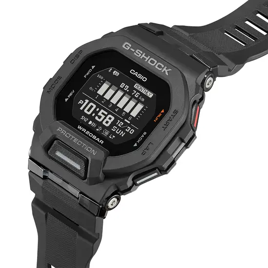 CASIO G-SHOCK GBD-200-1JF G-SQUAD Bluetooth Running Training