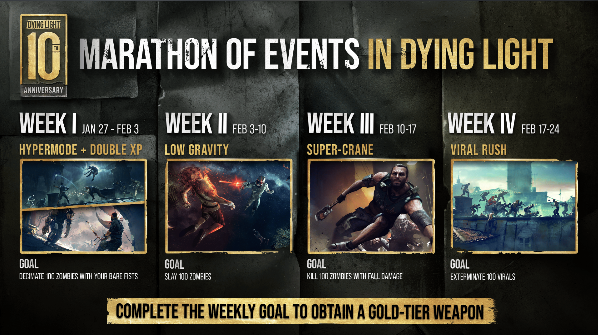 Dying Light 10th Anniversary Bundle available for free for a limited ...