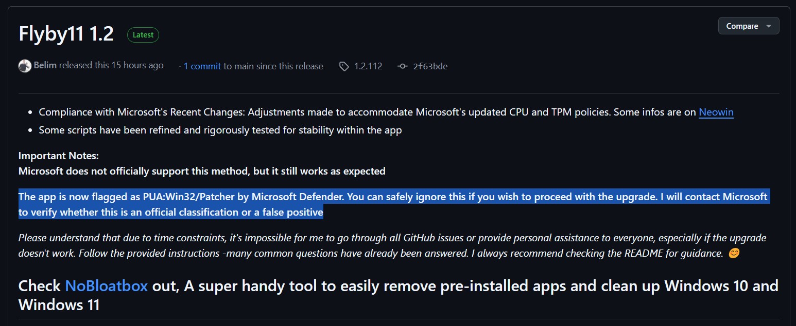 Windows 11 System Requirements Bypass