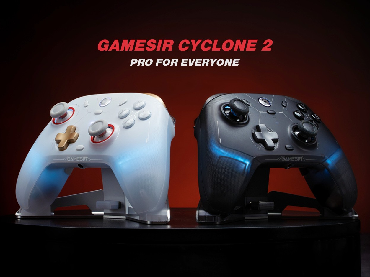 GameSir Cyclone 2 launched MagRes TMR sticks, customizable RGB, and multiplatform
