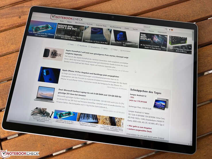 Microsoft Surface Pro 9 tablet with Core i7 32GB RAM and 1TB SSD