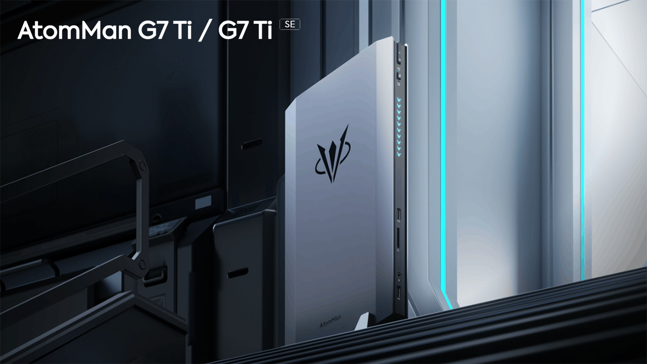 New Minisforum AtomMan G7 Ti and G7 Ti SE gaming mini PCs