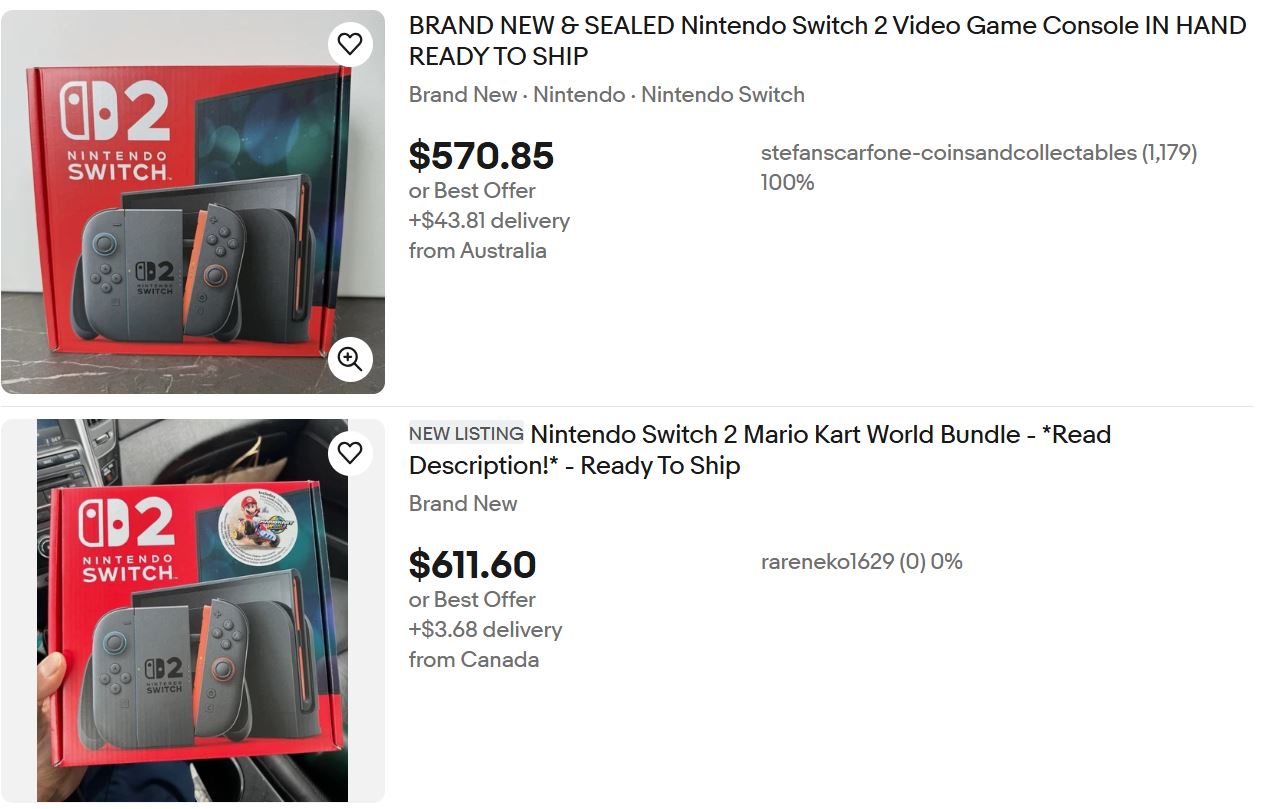 Nintendo Switch 2 Scalpers Take Advantage Of Tremendous Demand And Low 