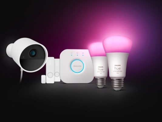 Philips Hue Secure starter kit with camera, bulbs and contact sensors
