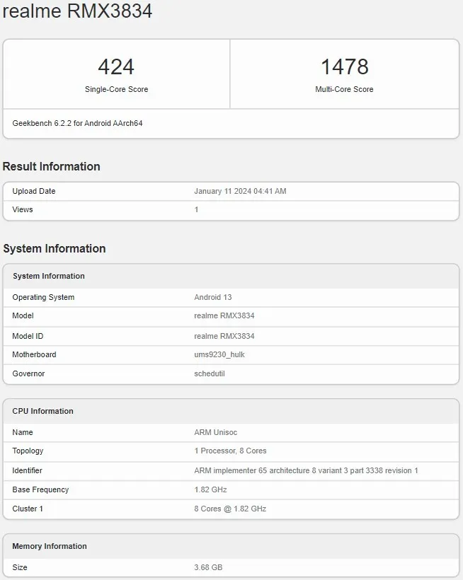 Realme Note 50 tipped to launch as super-budget Unisoc Realme Note 50 tipped to launch as super-budget Unisoc