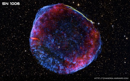 The remains of the supernova explosion. (Image source: Chandra)