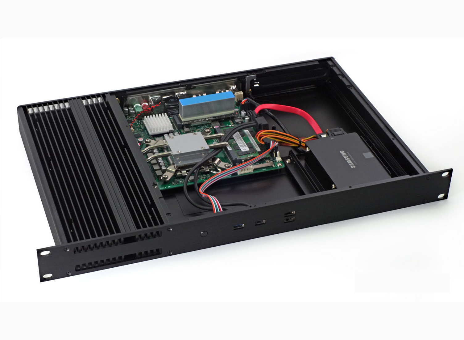 Fanless Intel i7-14700T mini PC rackmount now available from