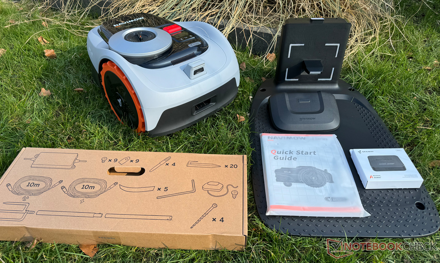 Protezione Bordi Robot Giardino Parabordi Protettivi Per Robot Tagliaerba Segway Navimow I105e & I108e - Set Di 4, Colore Arancione Navimov I105e