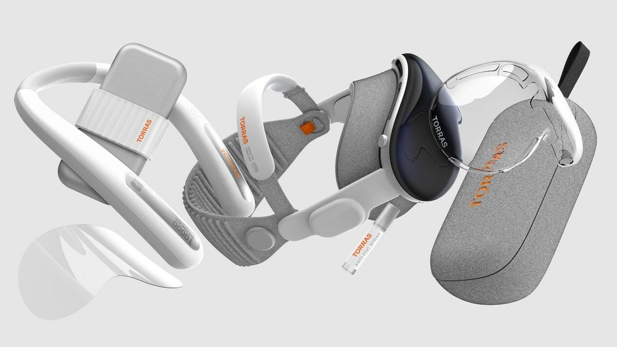 TORRAS Vision Pro accessory line-up previewed with back-up battery and head-strap