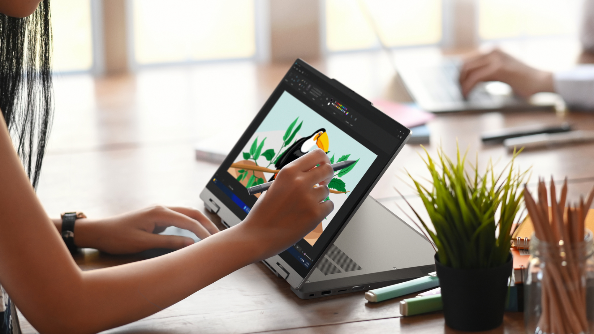Lenovo Updates Dual-Display Yoga Book and Introduces New Detachable  ThinkBook Hybrid - CNET