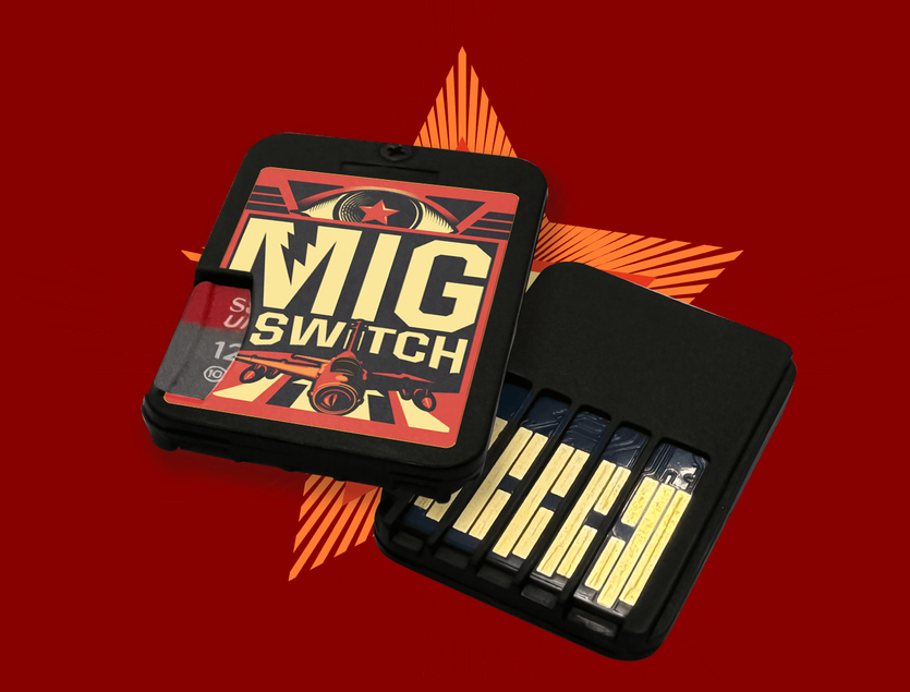 Nintendo Switch MIG Switch flashcart with alleged ties to Gary