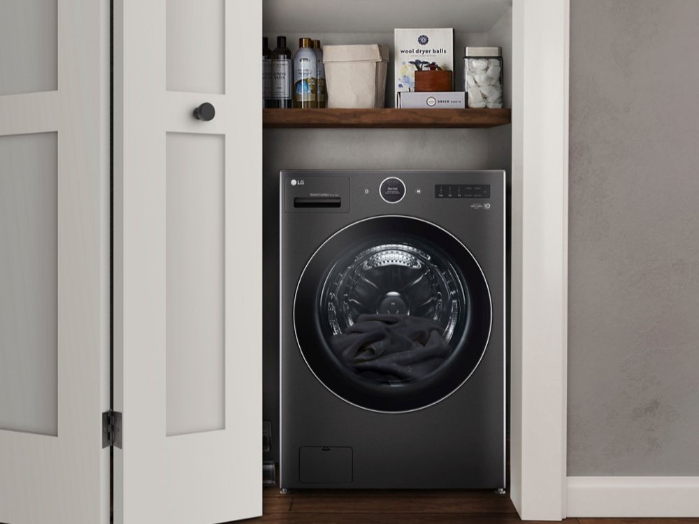 LG’s new Mega Capacity Smart WashCombo Washer Dryer revolutionizes laundry routine