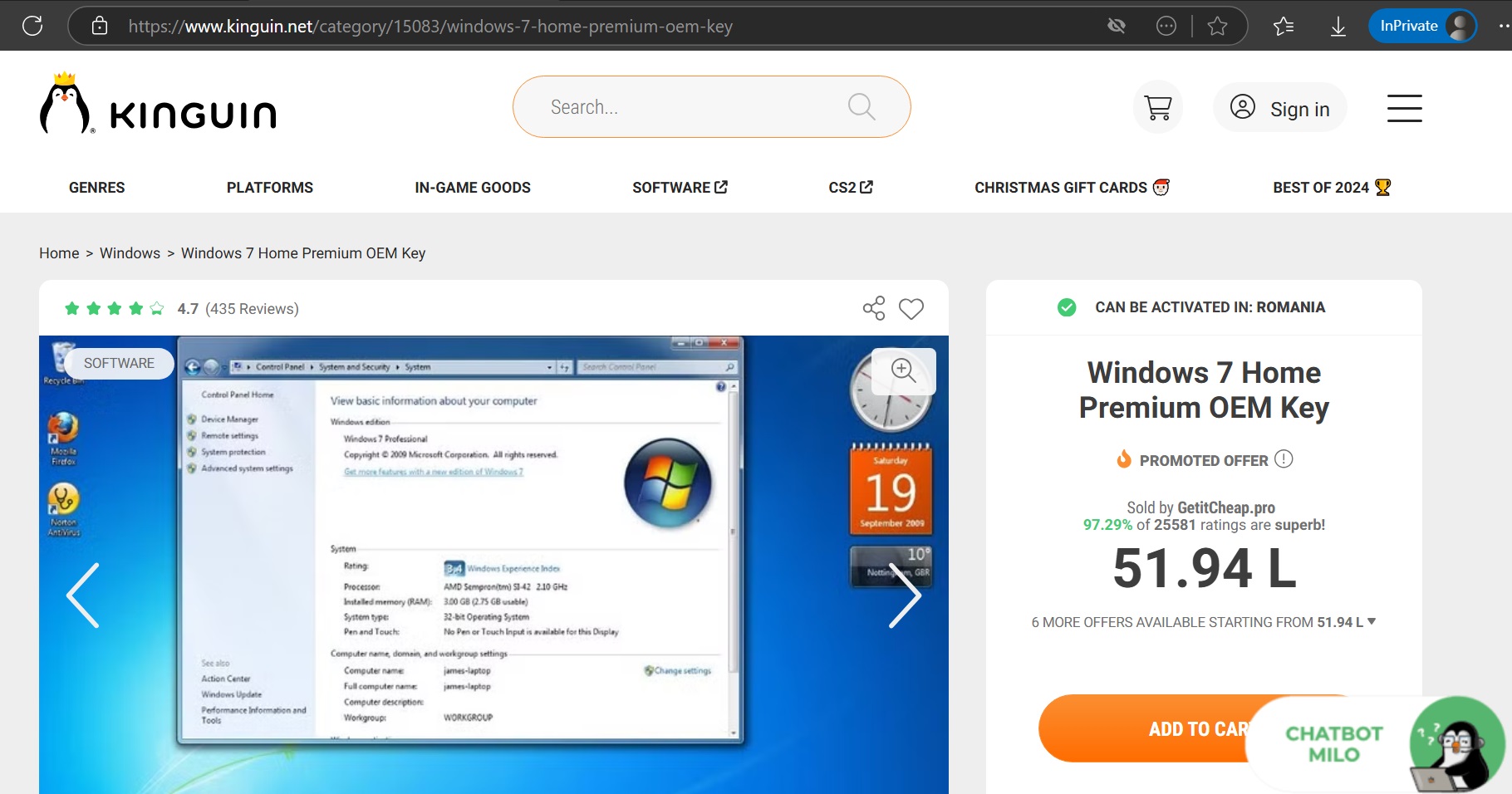 Buying used Windows keys on Kinguin Yes it works with a caveat NotebookCheck News