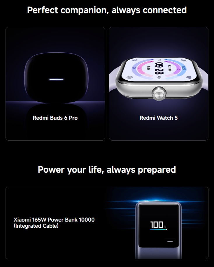 Xiaomi confirms new 165W Power Bank with integrated cable