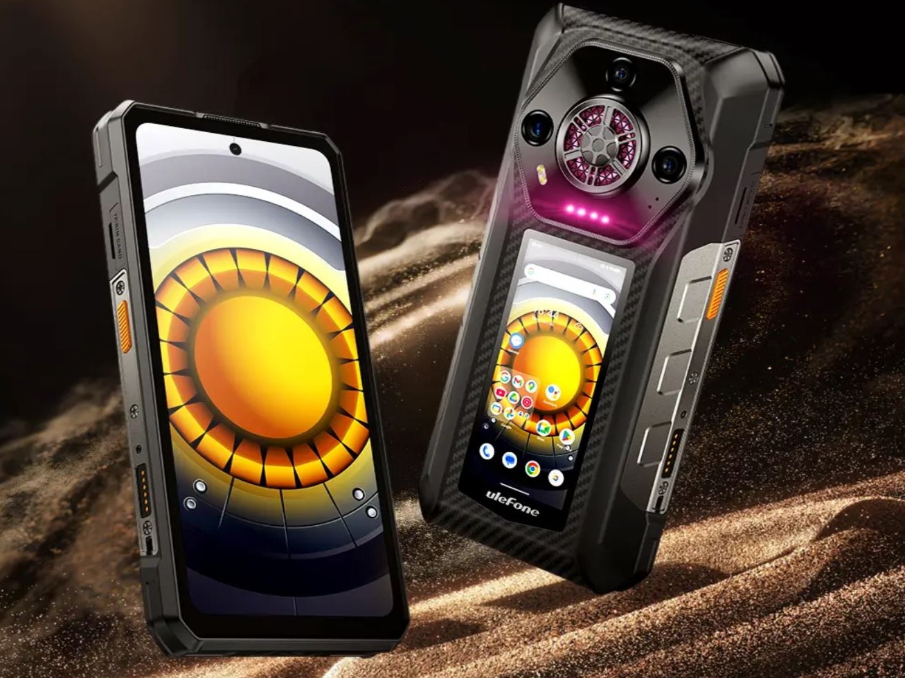 Cover + 2 Vetri Temperati Per Ulefone Armor 30 Pro – Custodia Morbida In Silicone TPU Antiurto, Sottile E Antiscivolo (Nero + Trasparente)