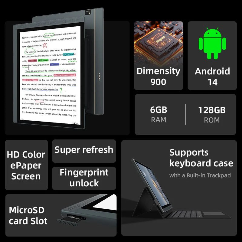 Amazon.com : Bigme B1051C Eink Tablet with Keyboard and