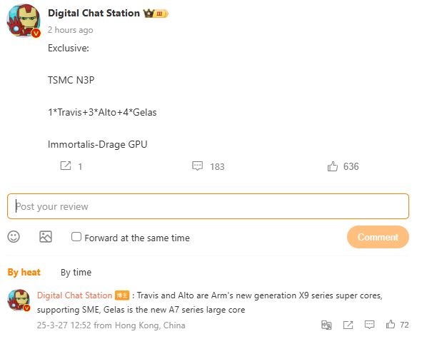 Snapdragon 8 Elite 2 and Dimensity 9500 Early Specs Leaked