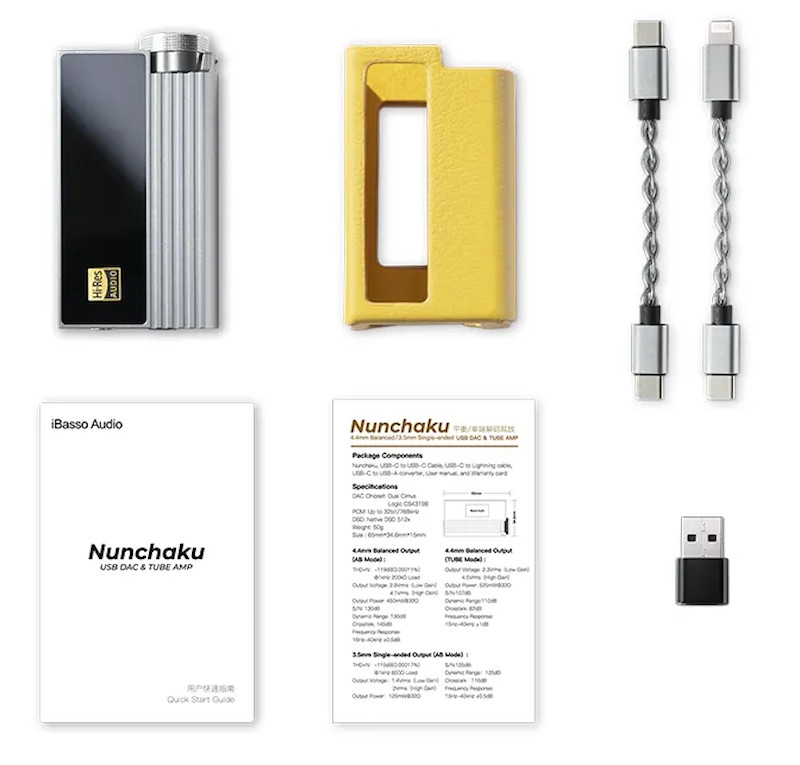 iBasso unveils Nunchaku USB DAC with selectable tube and
