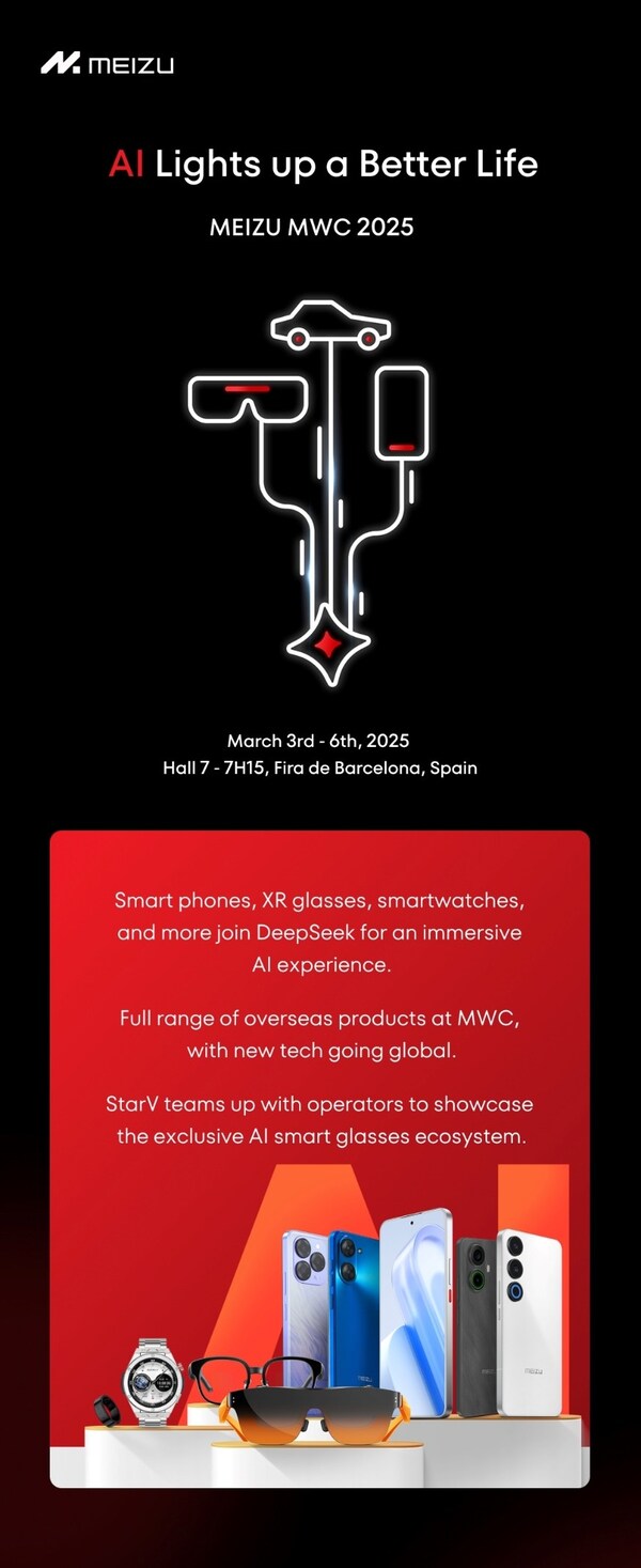 Meizu's MWC 2025 poster. (Source: Meizu)