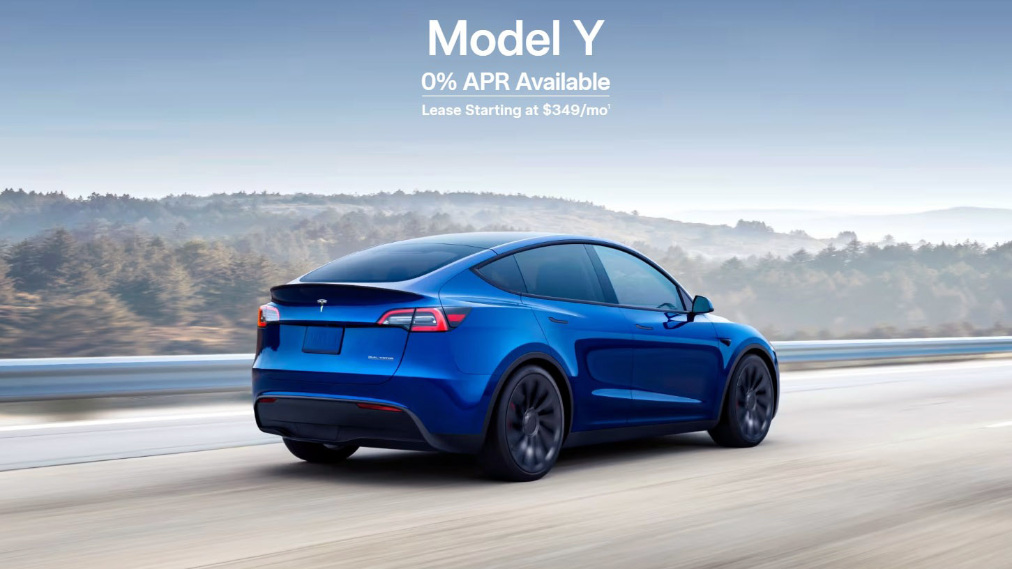 Tesla model y loan discount