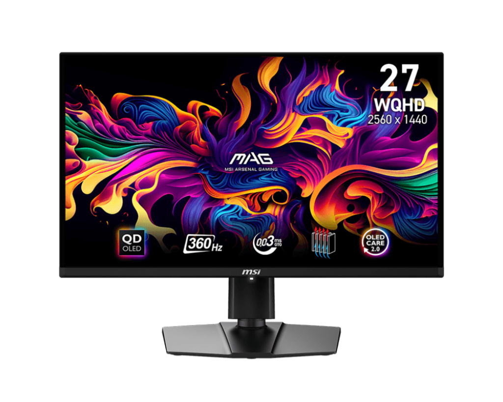 MSI debuts MAG 271QPX and MPG 271QRX as new 1440p QD-OLED monitors with 360  Hz refresh rates -  News