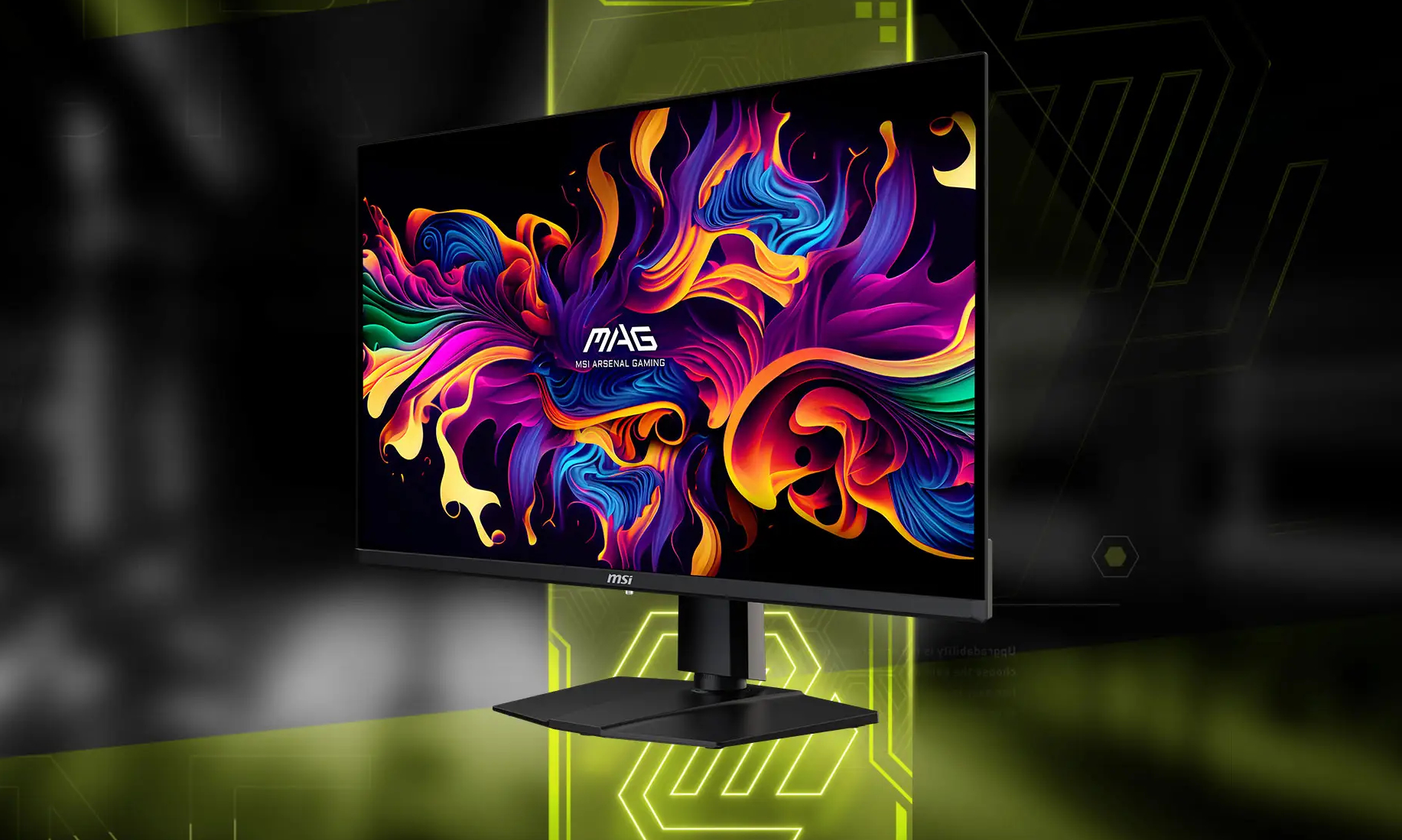 MSI MAG 321UPX QD-OLED and MPG 321URX QD-OLED detailed as