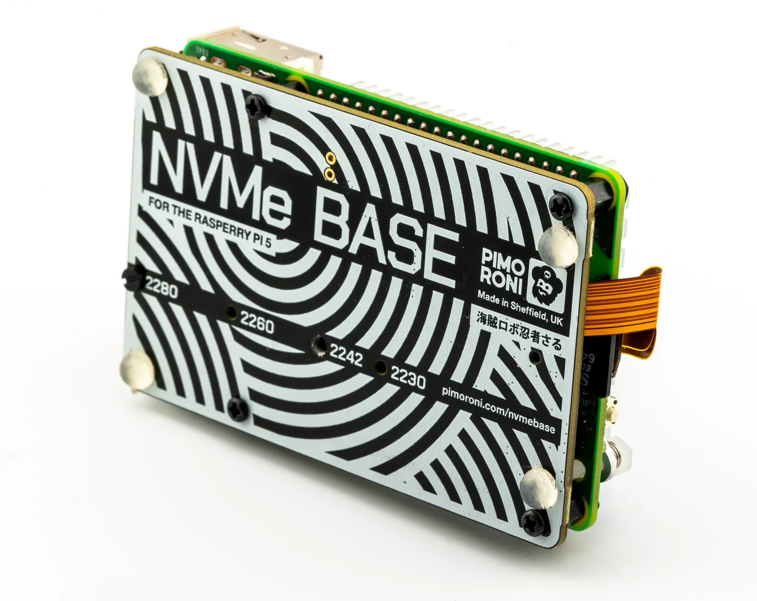 Raspberry Pi 5: Pimoroni NVMe Base arrives as cheaper way to add M