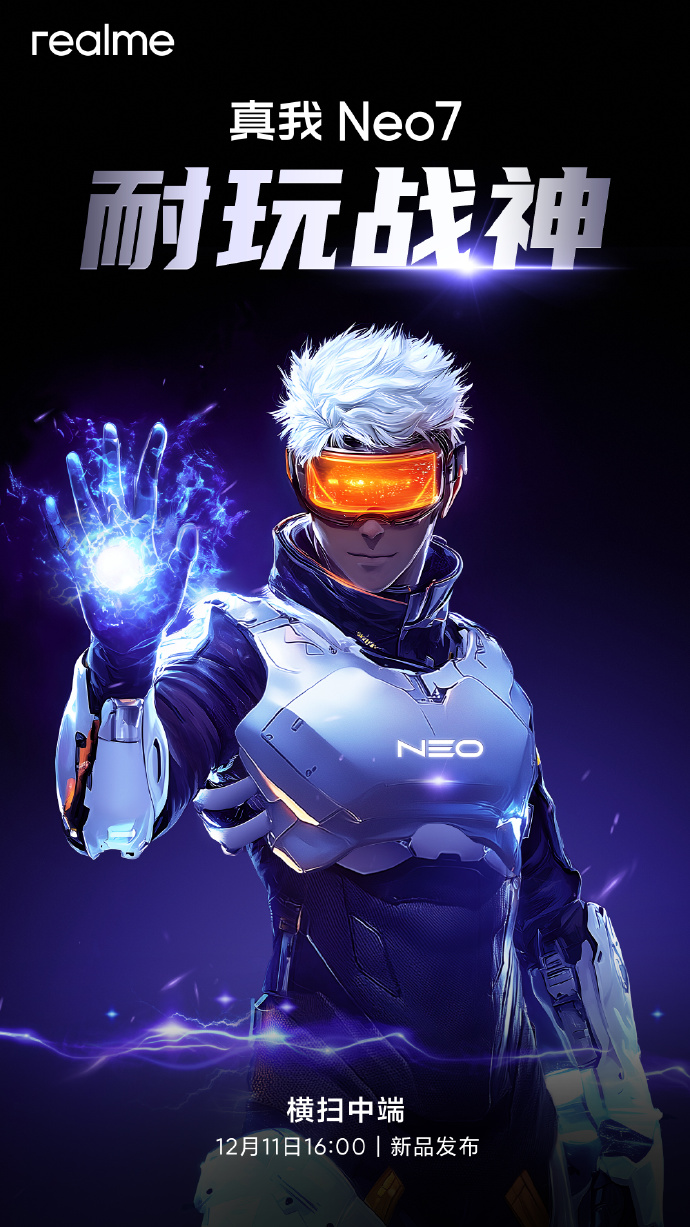 The Neo7's new promotional poster. (Source: Realme via Weibo)