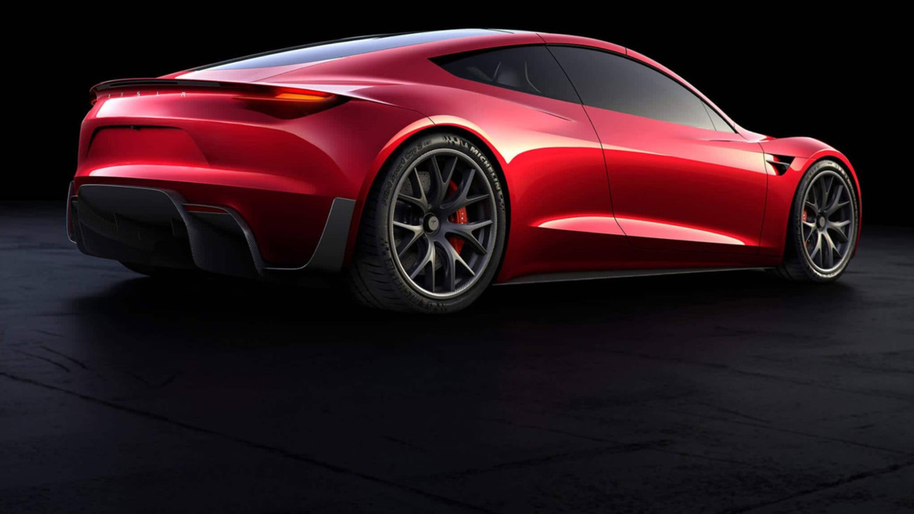 Tesla on sale roadster driving