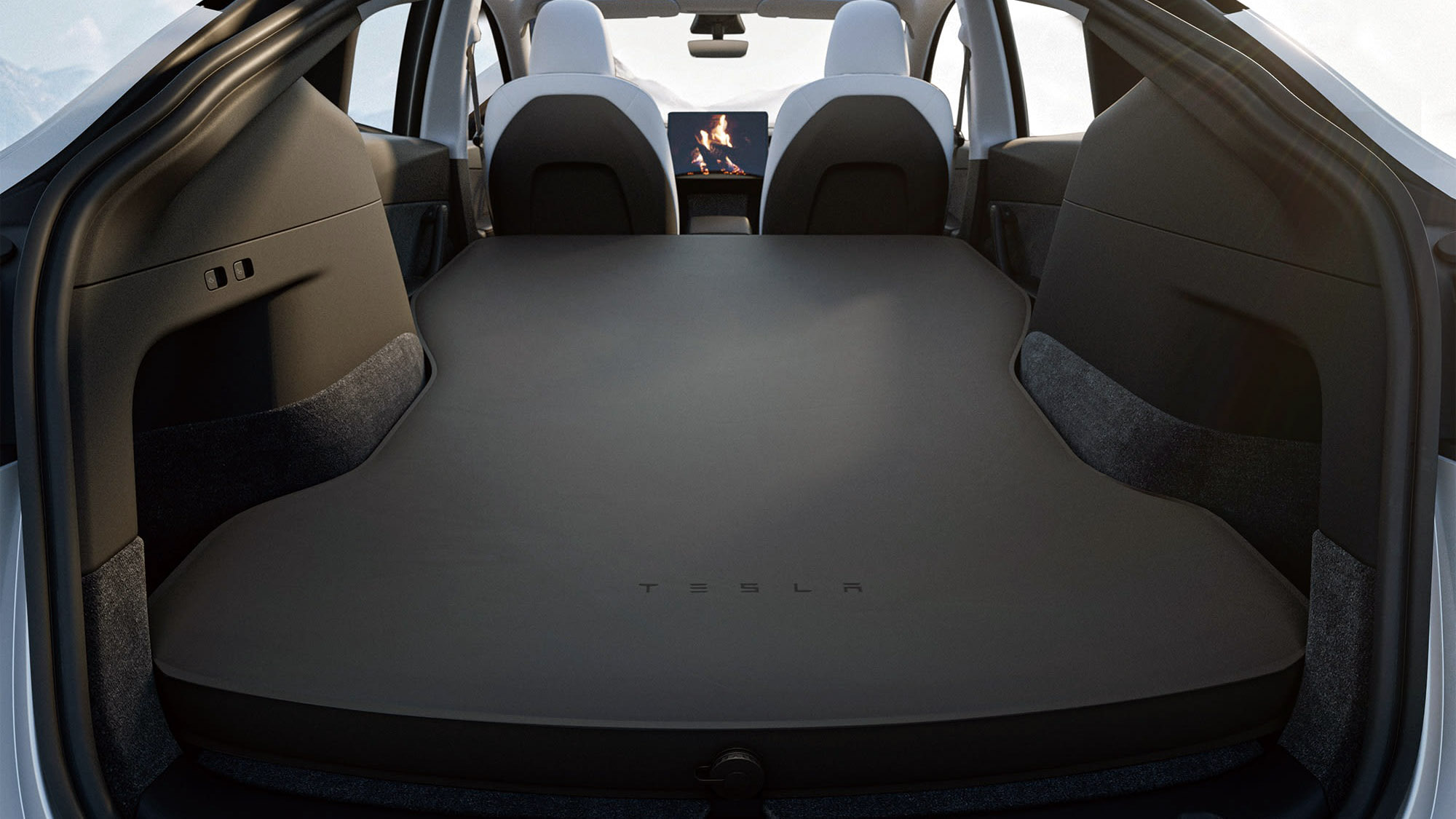Official Tesla Model Y Inflatable Mattress For Car Camping Sleep Comes Official Tesla Model Y Inflatable Mattress For Car Camping Sleep Comes