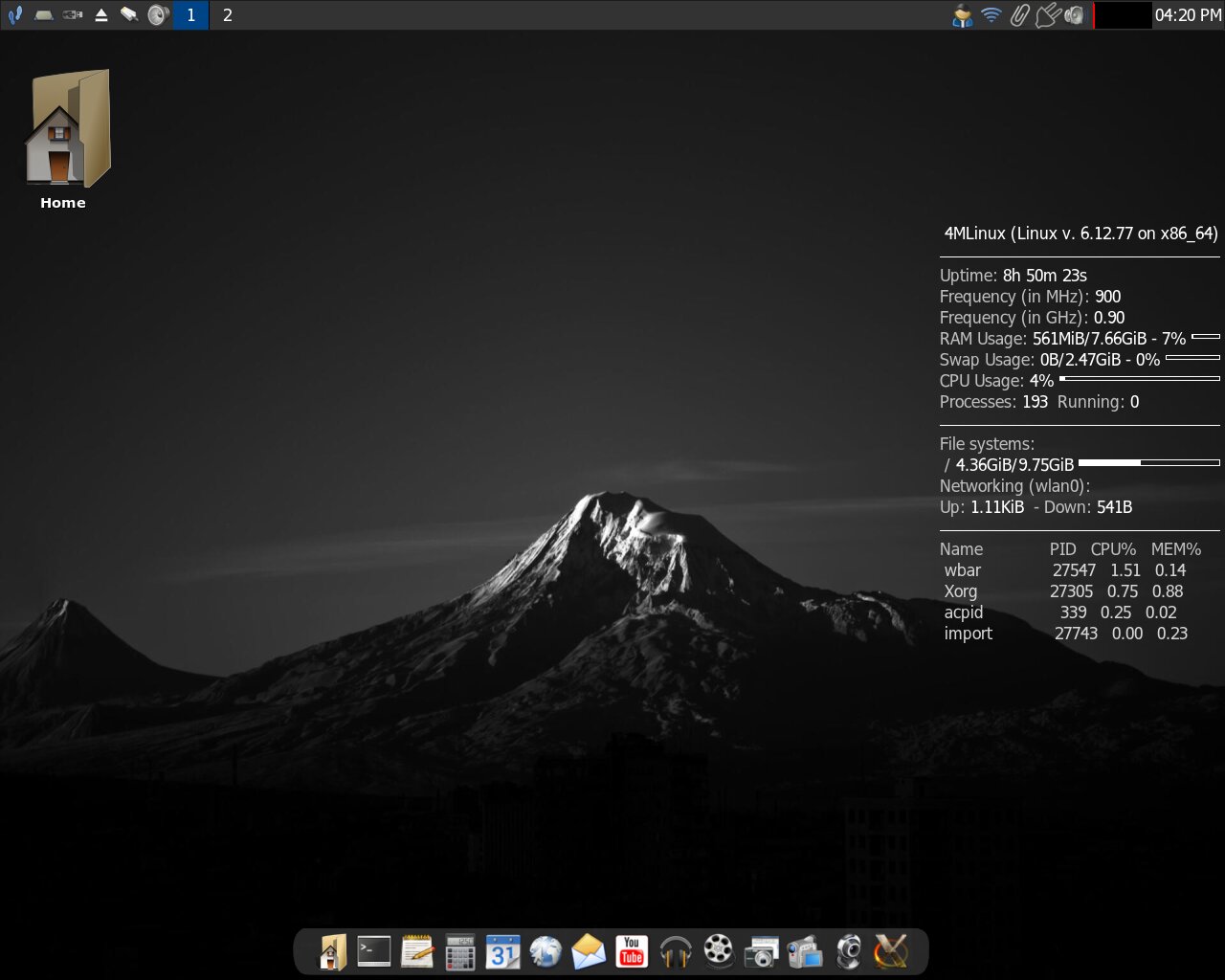 Lightweight distro 4MLinux 51.0 brings new media playing options and much more