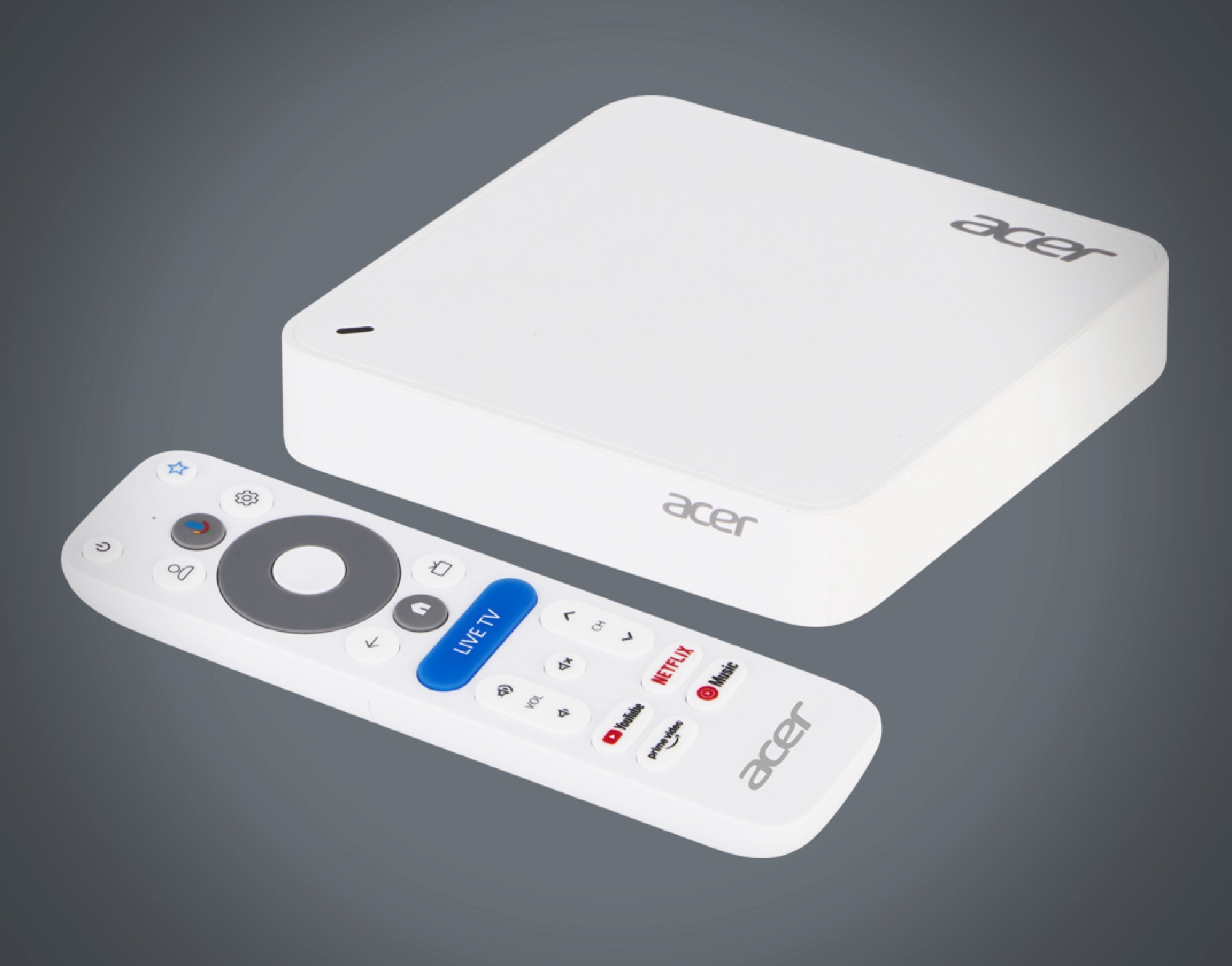 Acer unveils Google TV streaming box with six ports and microSD card reader