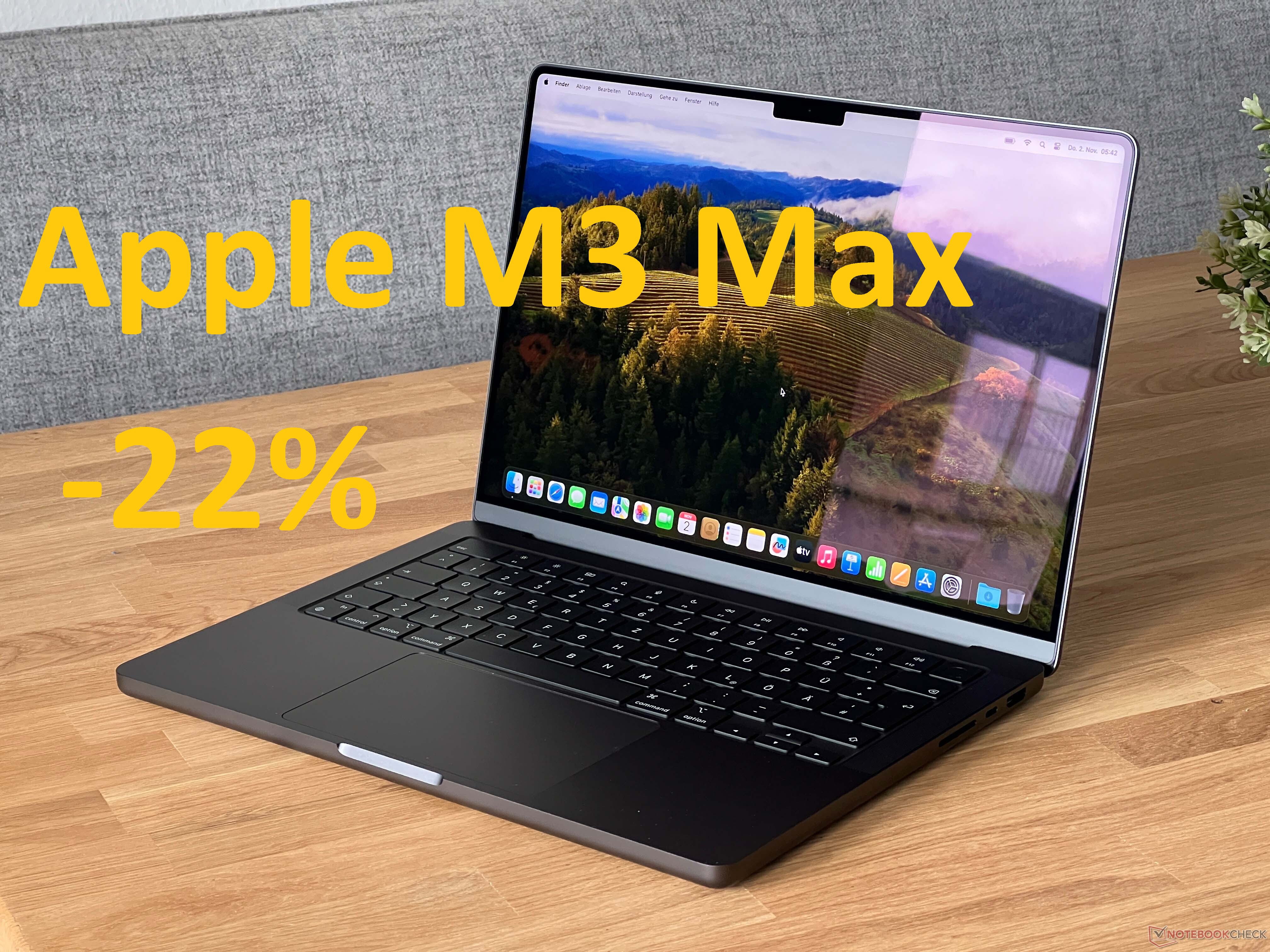 Outstanding Apple MacBook Pro 14 with M3 Max and 36 GB of