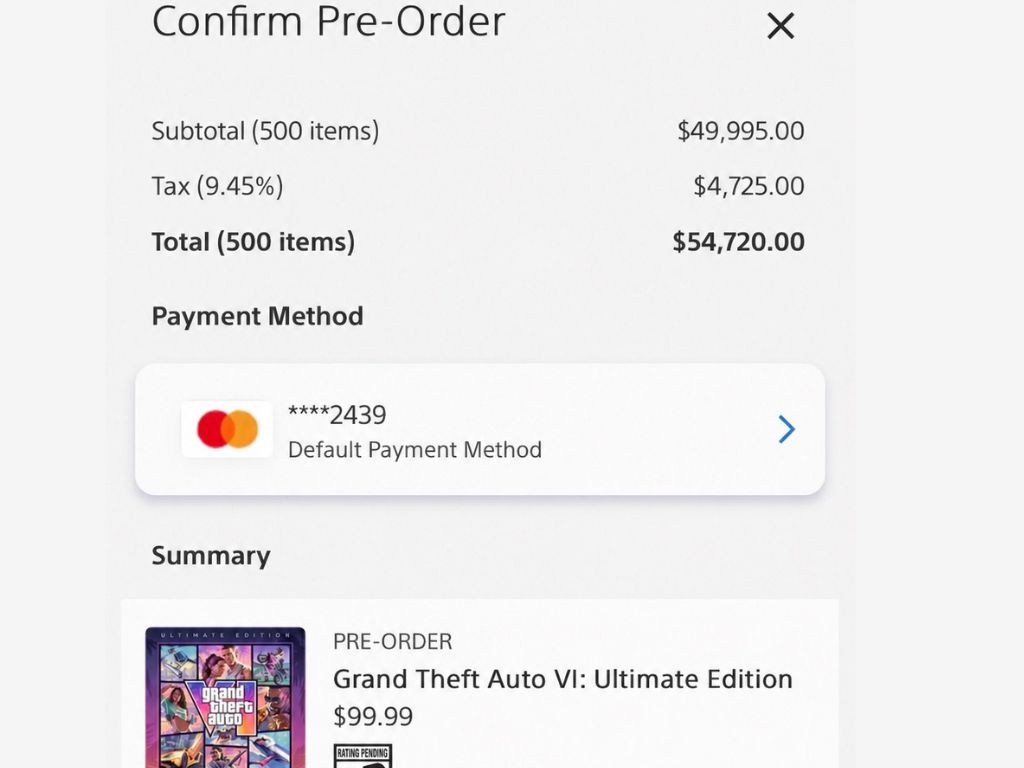 GTA 6 'scalper' claims he cashed out pension to pre-order 500 Ultimate Edition copies without realizing they have no discs