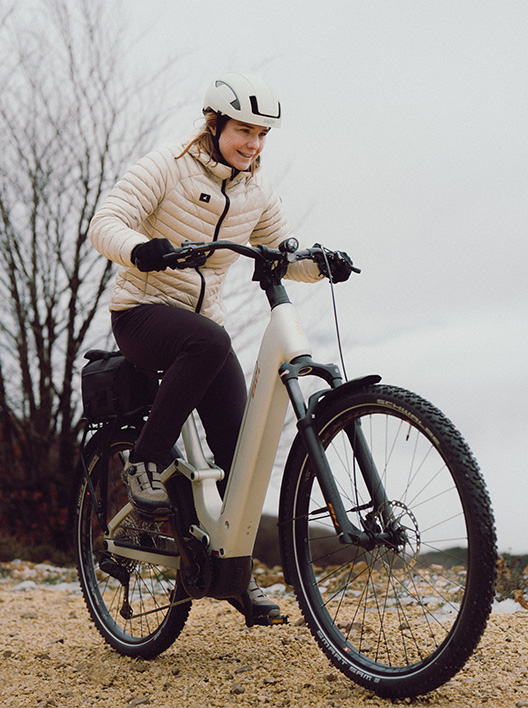 The BH Atom+ NX SUV e-bike ships with a Kiox 300 display