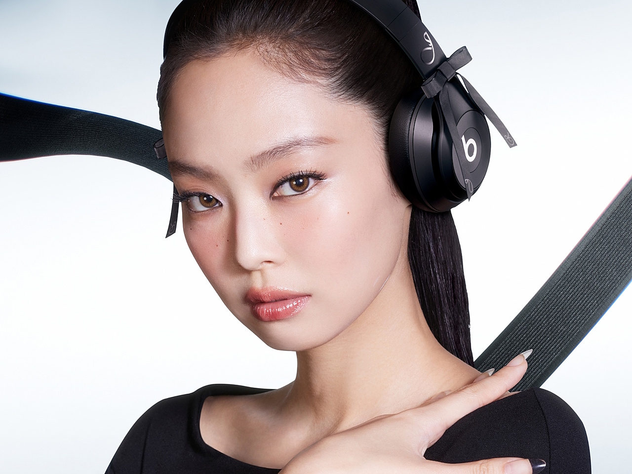 Beats x Jennie headphone collaboration arrives with black bows