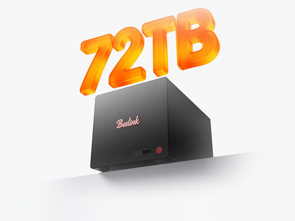 Beelink launches affordable NAS with powerful AMD CPU and 72TB storage support