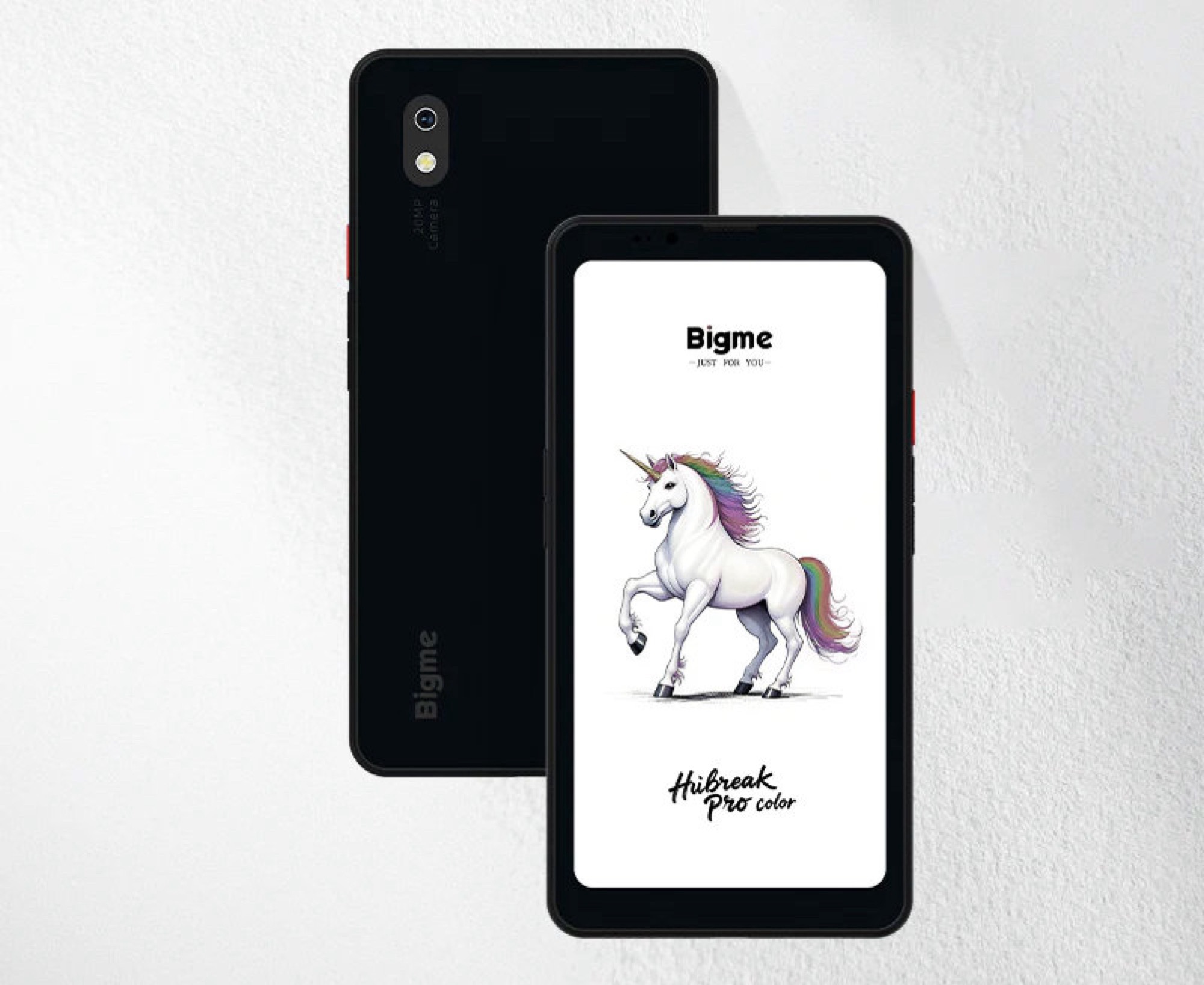 Compact E-Ink smartphone with color display, NFC and 5G