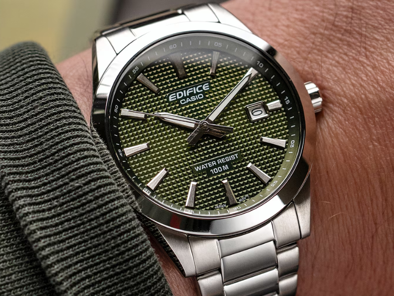 Casio releases new Edifice watches with Clous de Paris dial across Europe