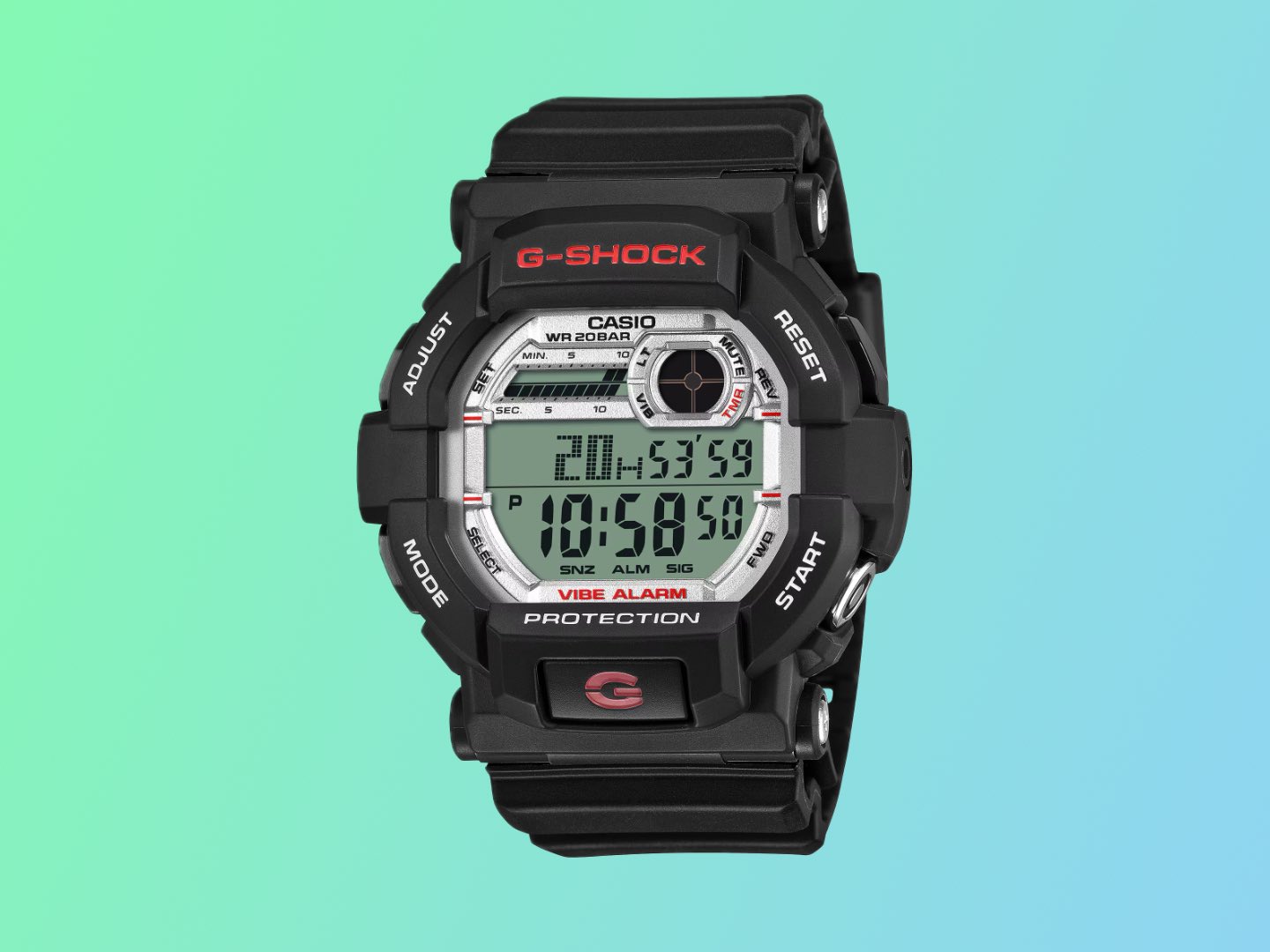 Casio unveils a new rugged G-Shock with vibration alerts, 200-meter water resistance, and a five-year battery
