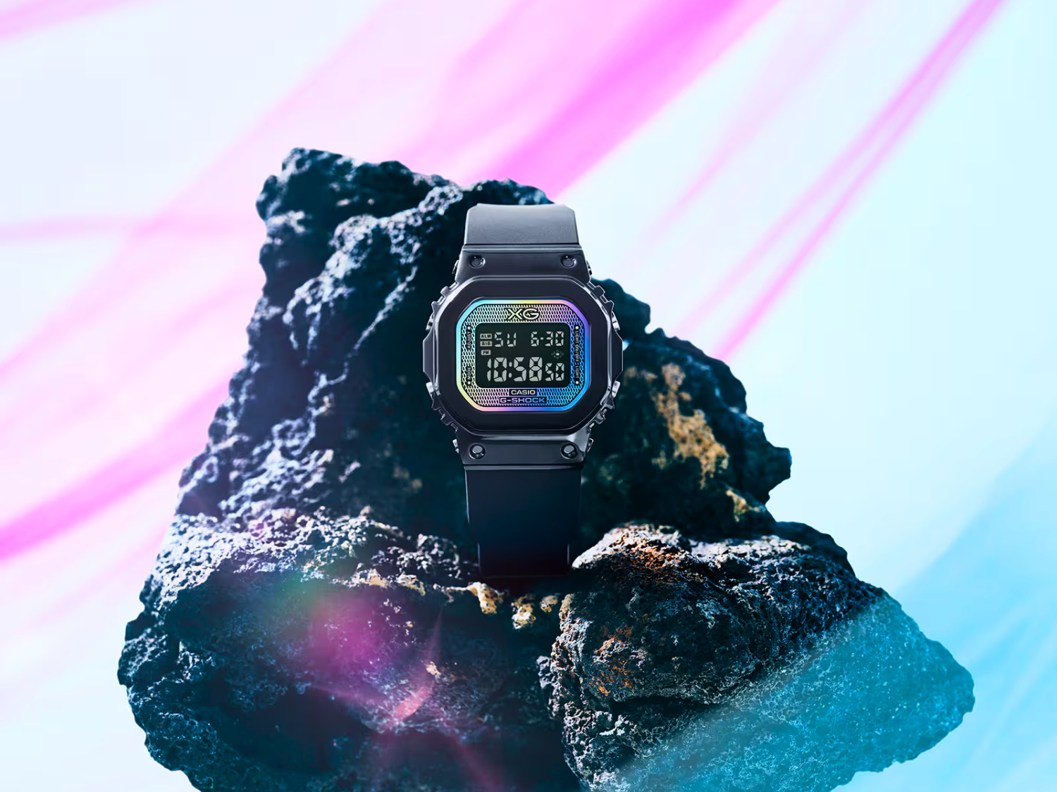 Casio's new compact G-Shock with rainbow vapor deposition announced for launch